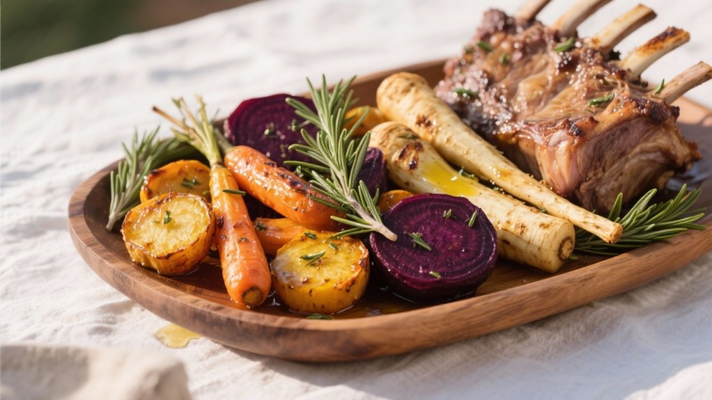 rosemary roasted root vegetables