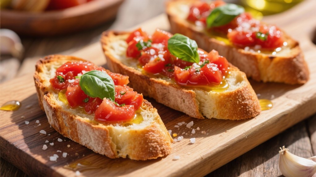 rustic garlic bread delight
