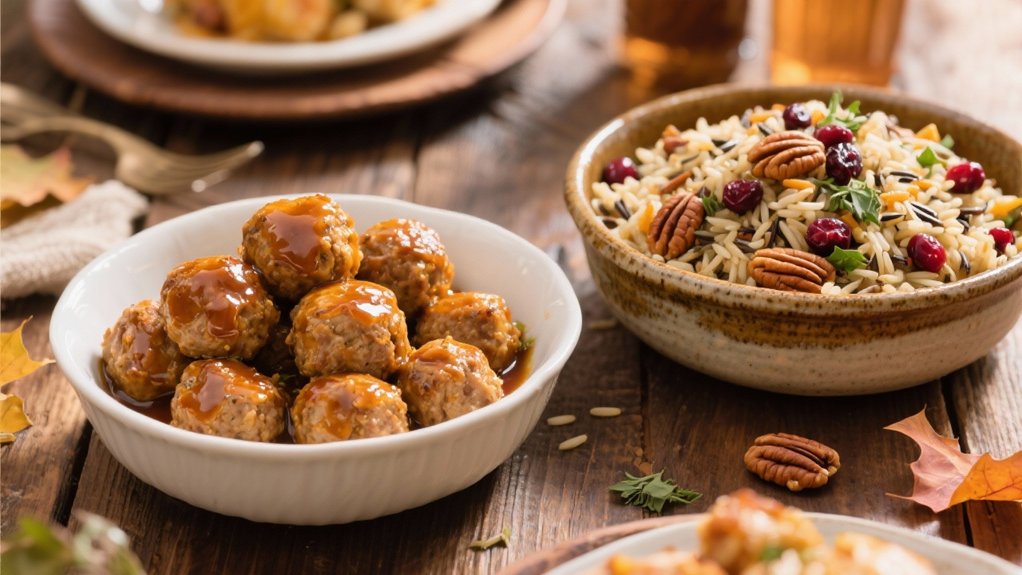 rustic gourmet wild rice stuffing