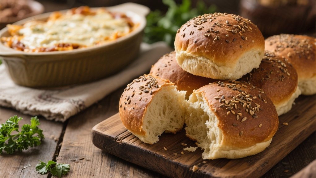 rye rolls enhance casseroles