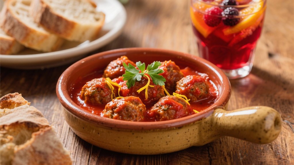 saffron infused meatball delight