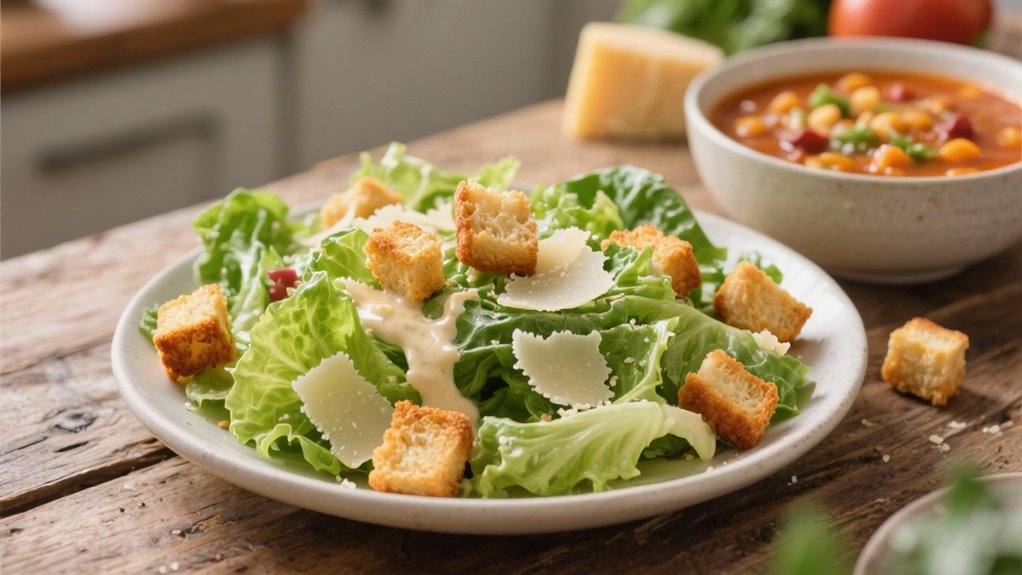 salad complements hearty soup