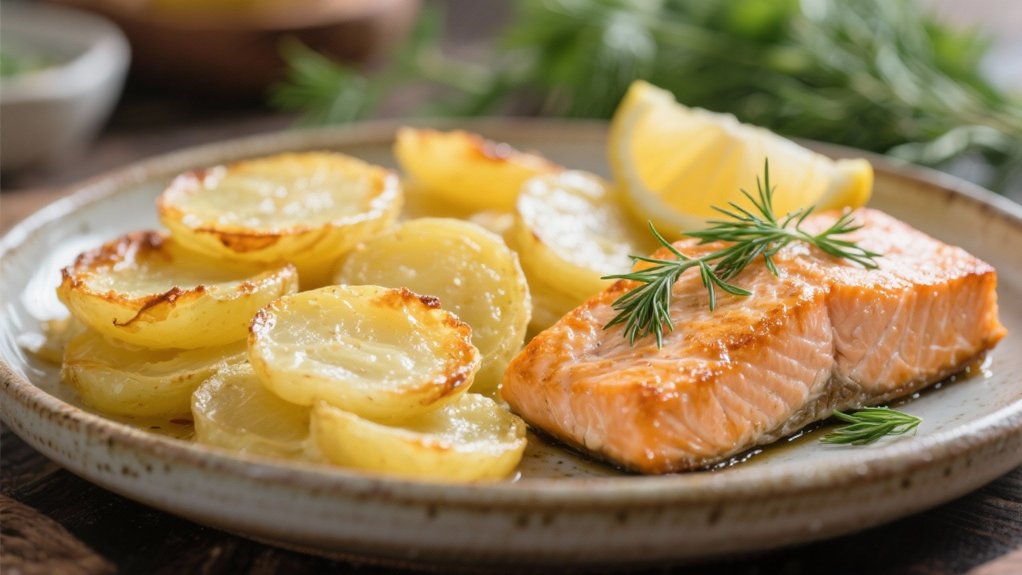 salmon and potatoes harmony