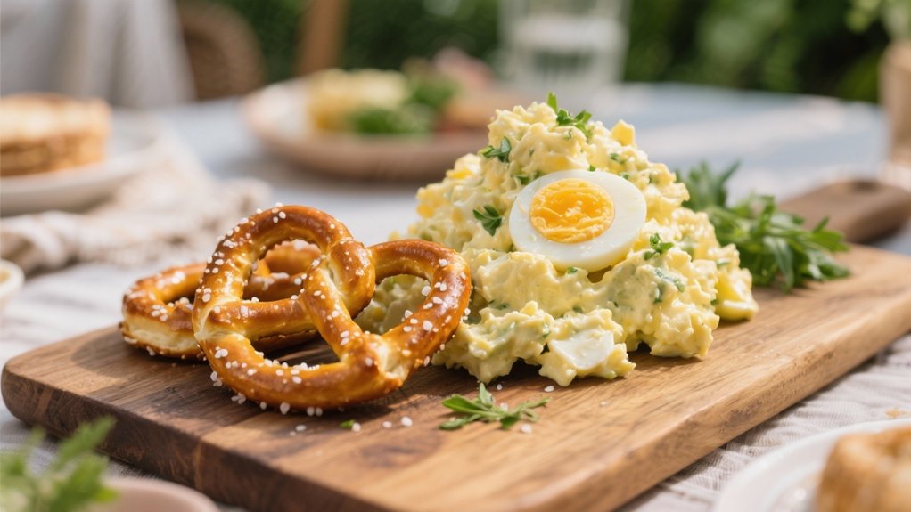 salty crunch enhances egg salad