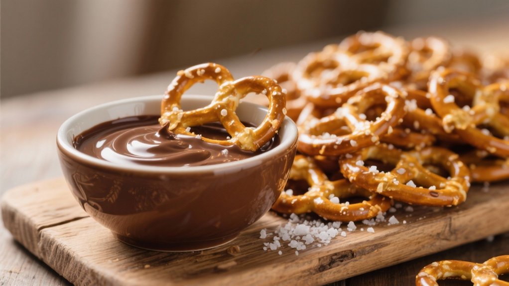 salty sweet chocolate pretzel delight
