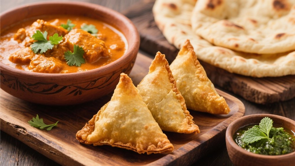 samosas crispy spiced delicious appetizer