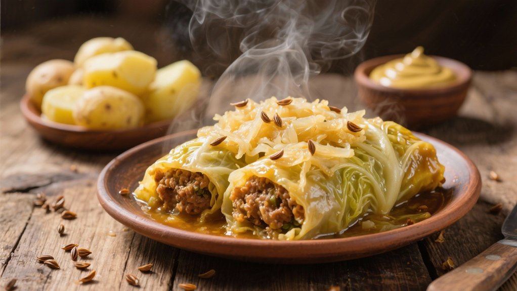 sauerkraut and caraway harmony