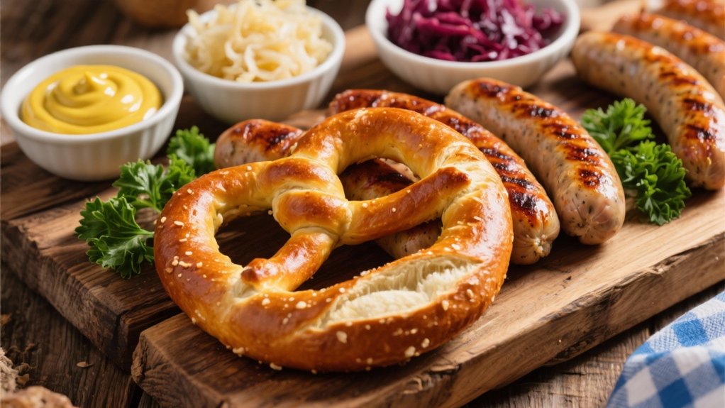 sausage and pretzel pairings