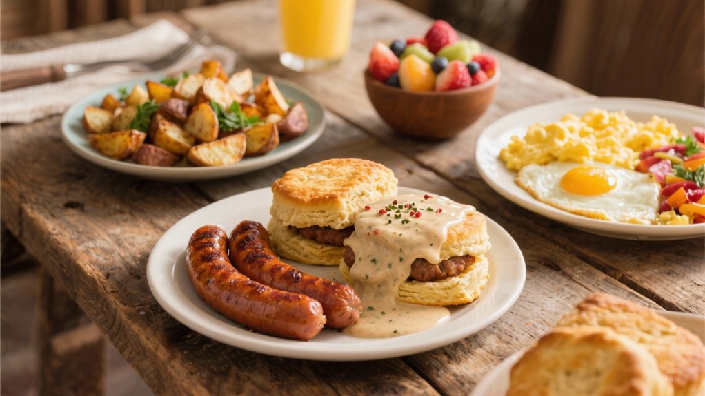 sausage links enhance breakfast