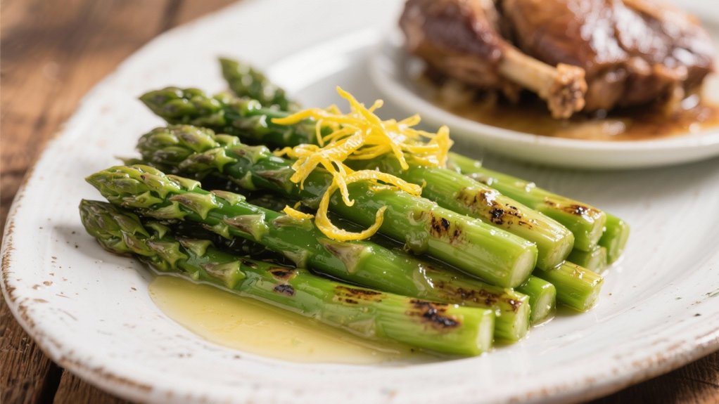 saut ed asparagus with lemon
