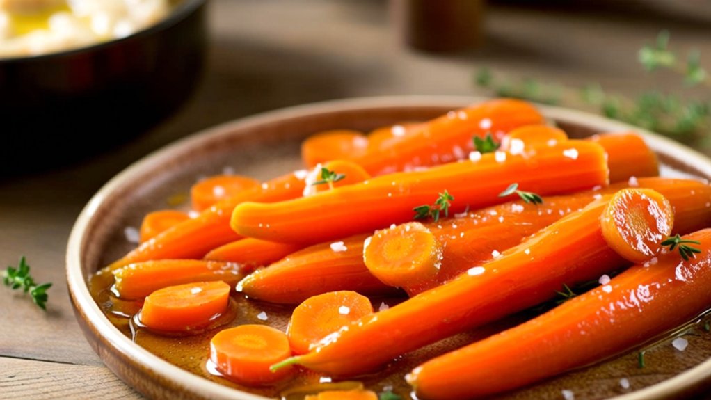 saut ed carrots with honey