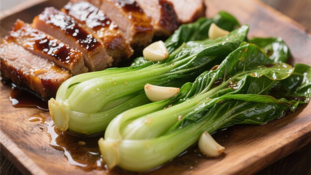 saut ed garlic bok choy