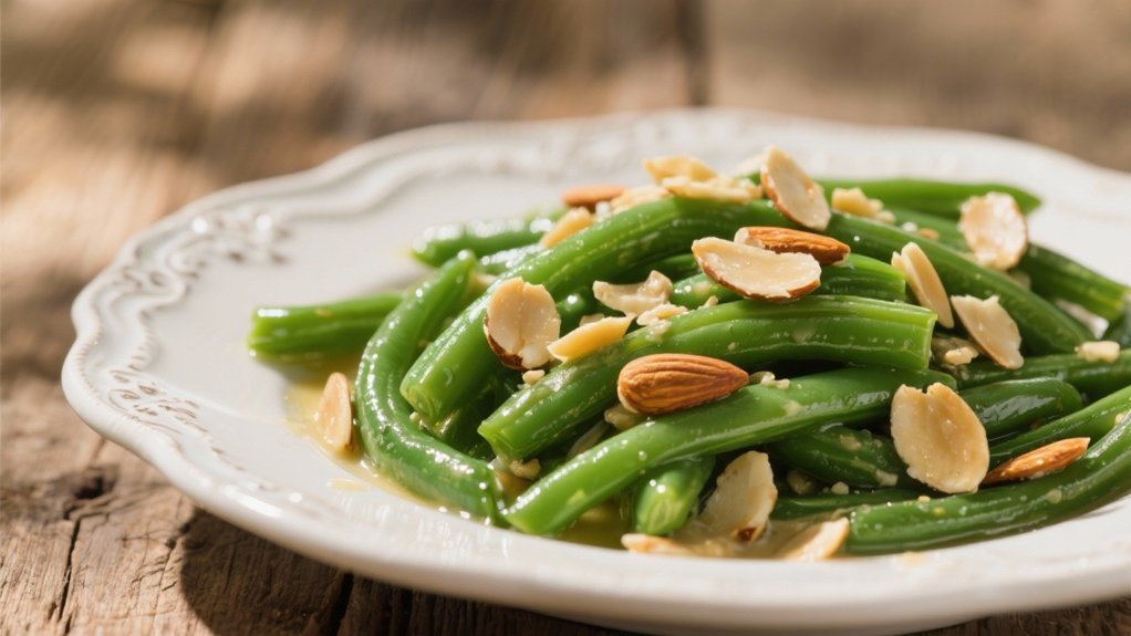 saut ed green beans almondine recipe