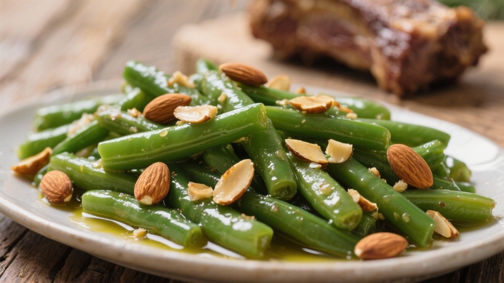 saut ed green beans almonds