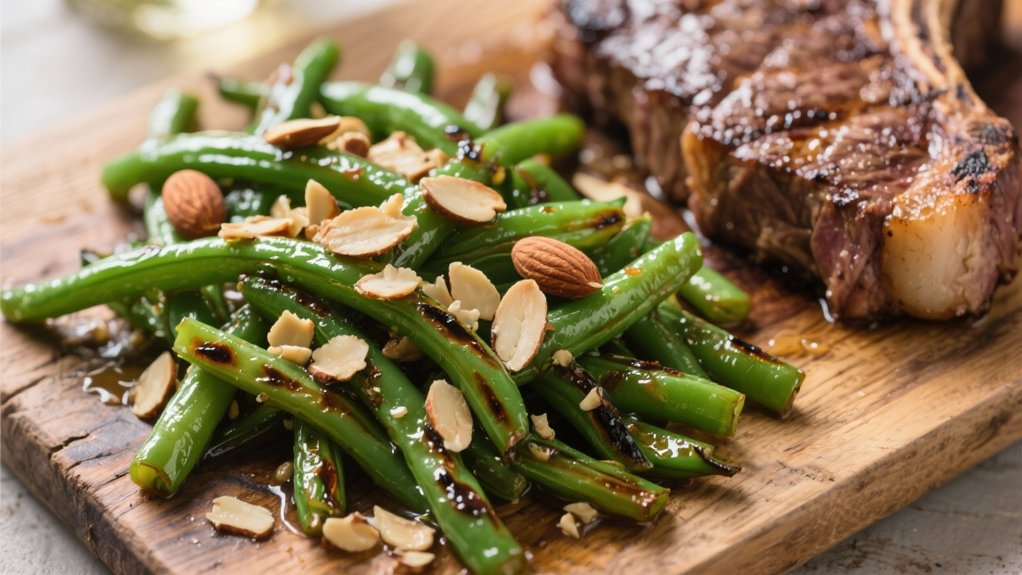 saut ed green beans almonds