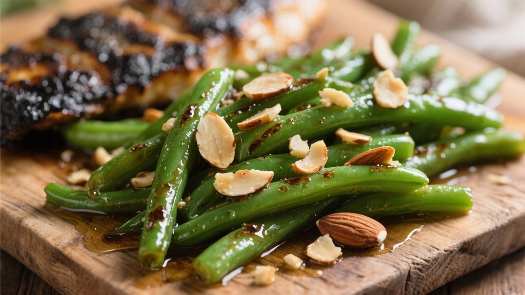 saut ed green beans almonds