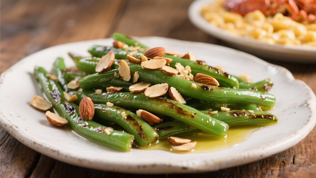 saut ed green beans almonds