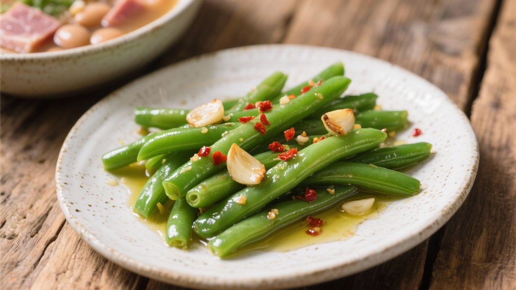saut ed green beans perfection