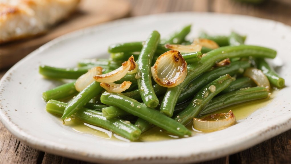 saut ed green beans recipe