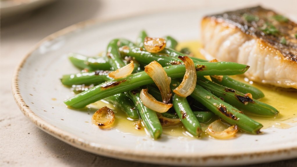 saut ed green beans recipe