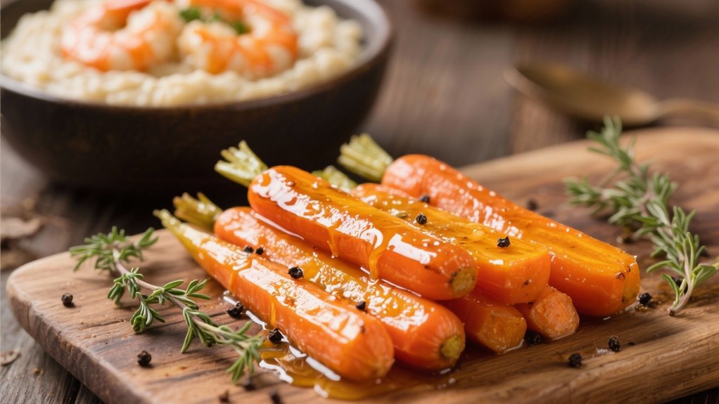 saut ed honey glazed carrots