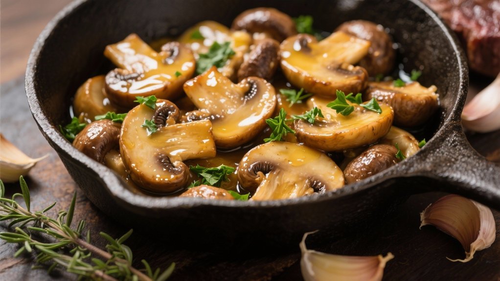 saut ed mushrooms enhance beef