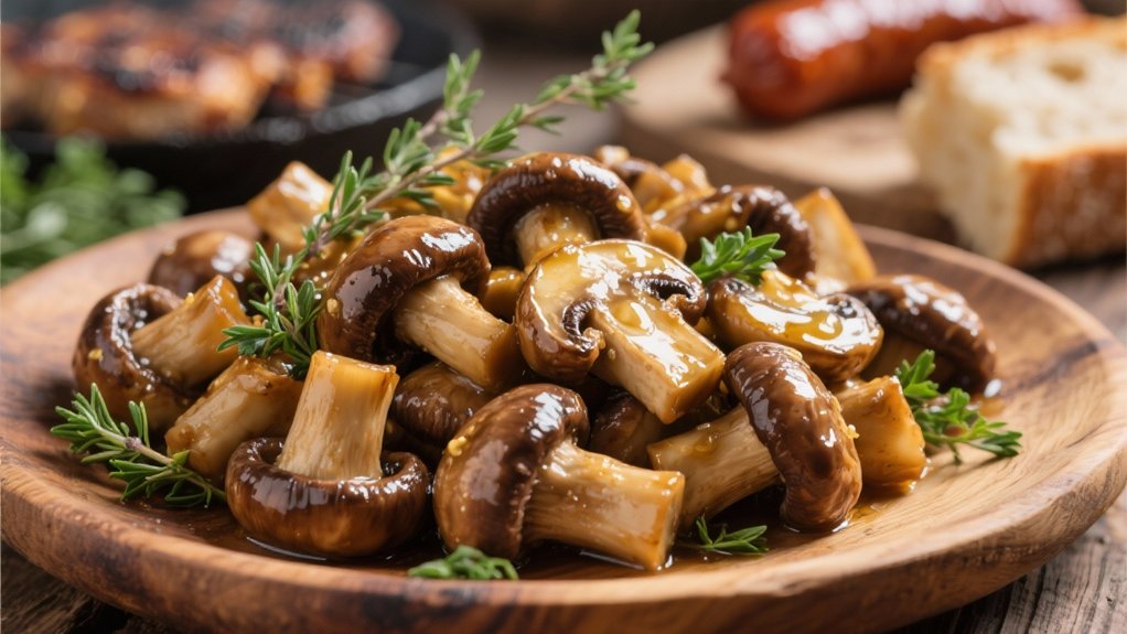 saut ed mushrooms enhance flavor