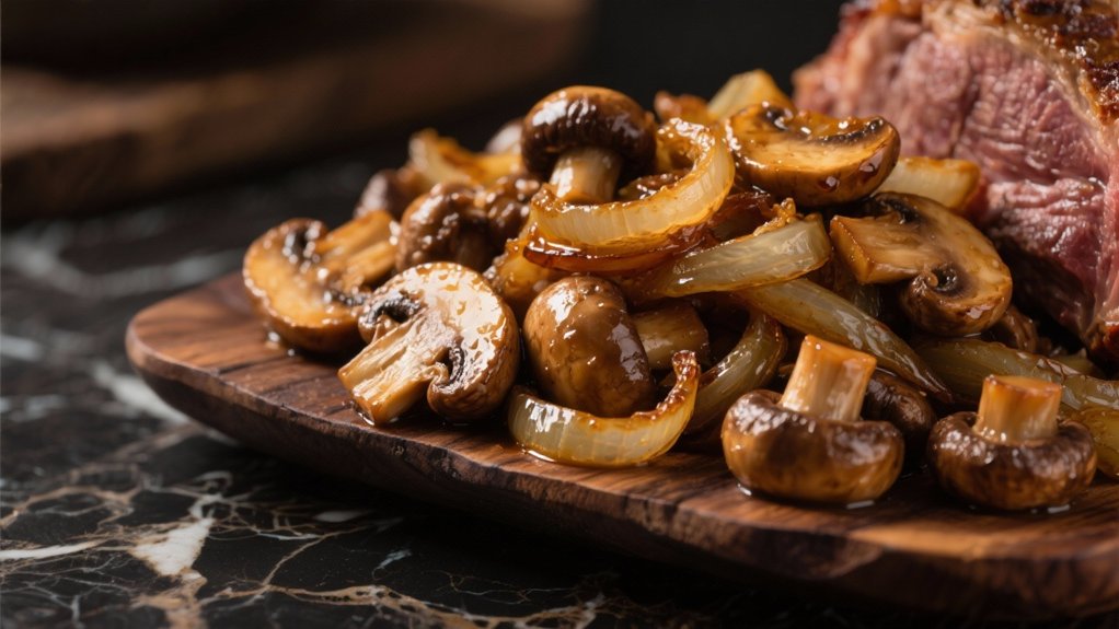 saut ed mushrooms enhance flavors