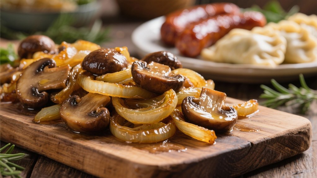 saut ed mushrooms enhance flavors