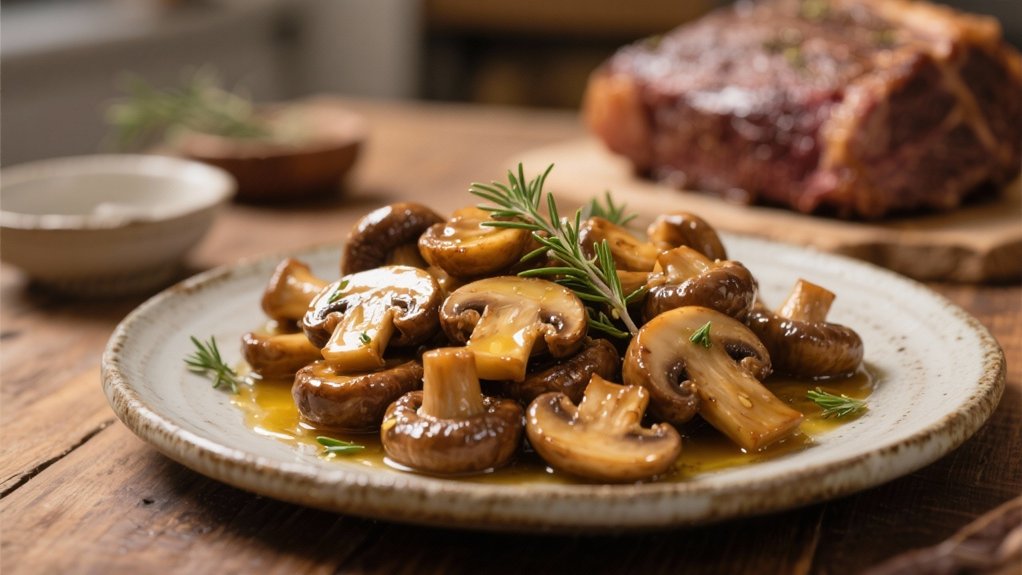 saut ed mushrooms enhance flavors