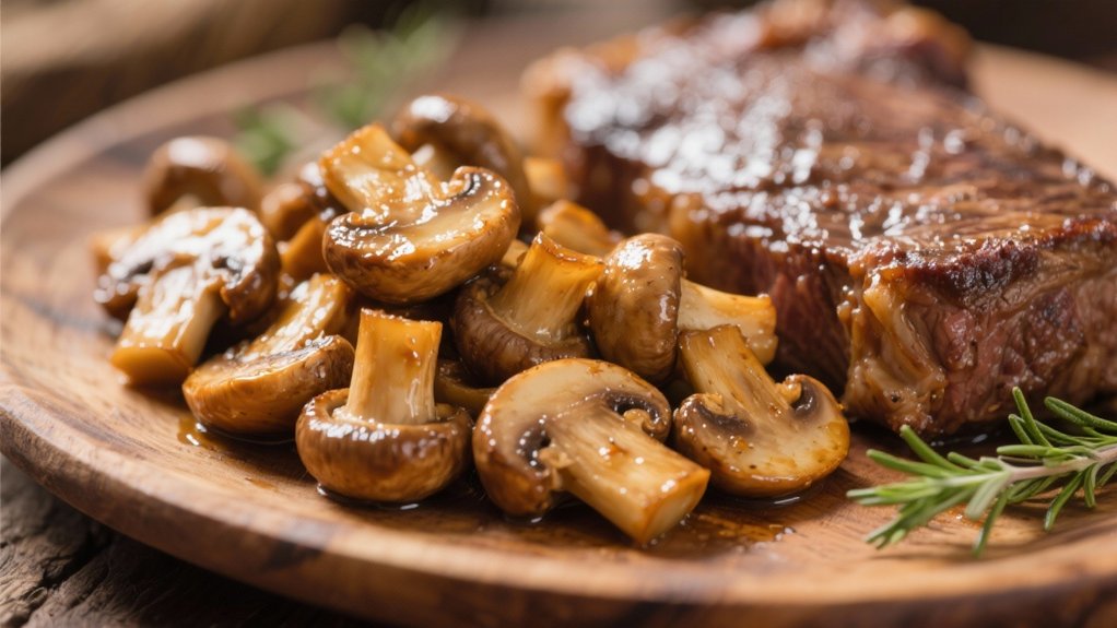 saut ed mushrooms enhance flavors