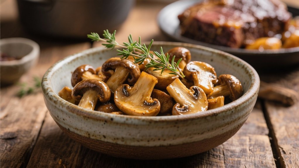 saut ed mushrooms enhance pot roast