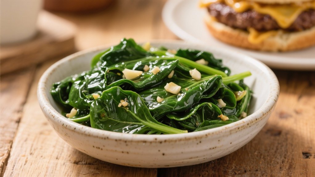 saut ed spinach enhances meals