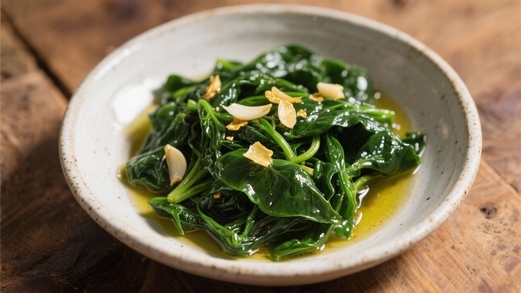 saut ed spinach enhances meals