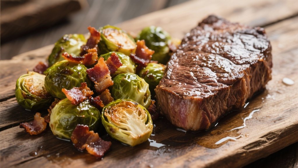 savory bacon brussels sprouts