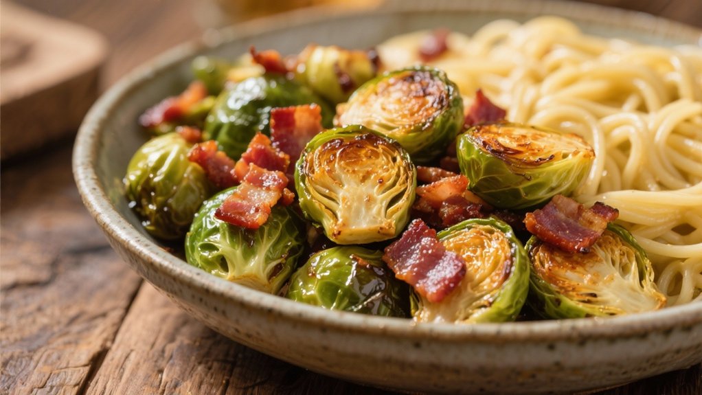 savory bacon brussels sprouts