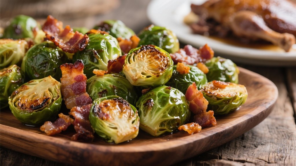 savory bacon brussels sprouts