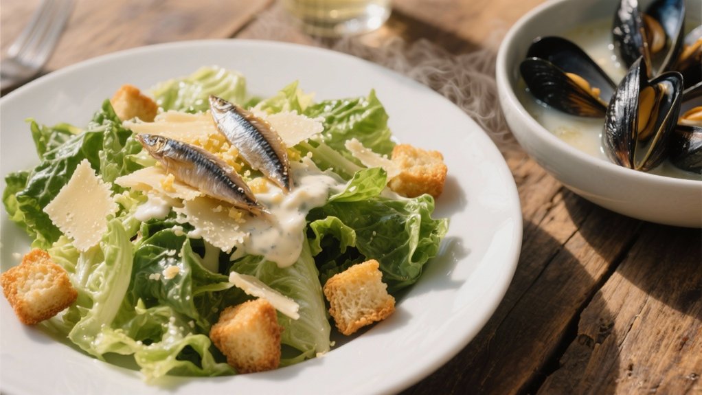 savory caesar salad pairing
