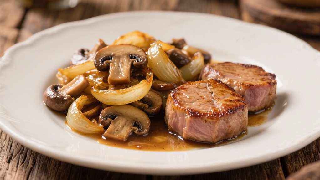 savory caramelized onion mushroom medley
