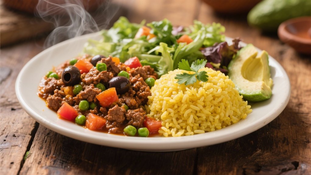 savory cuban beef hash