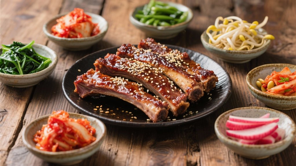 savory marinated galbi ribs
