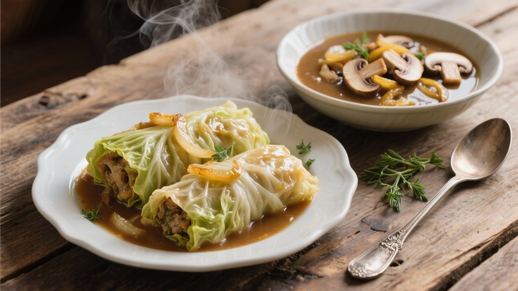 savory mushroom onion gravy