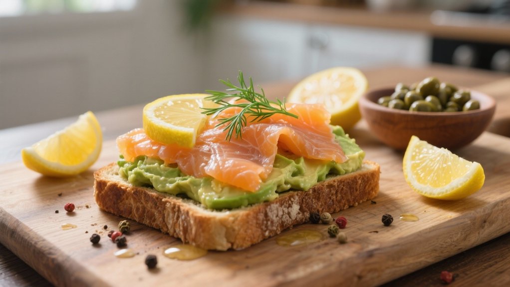 savory salmon avocado delight