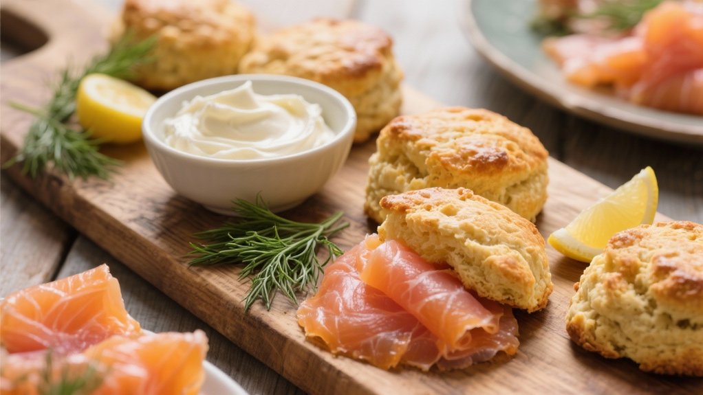 savory scones with elegance