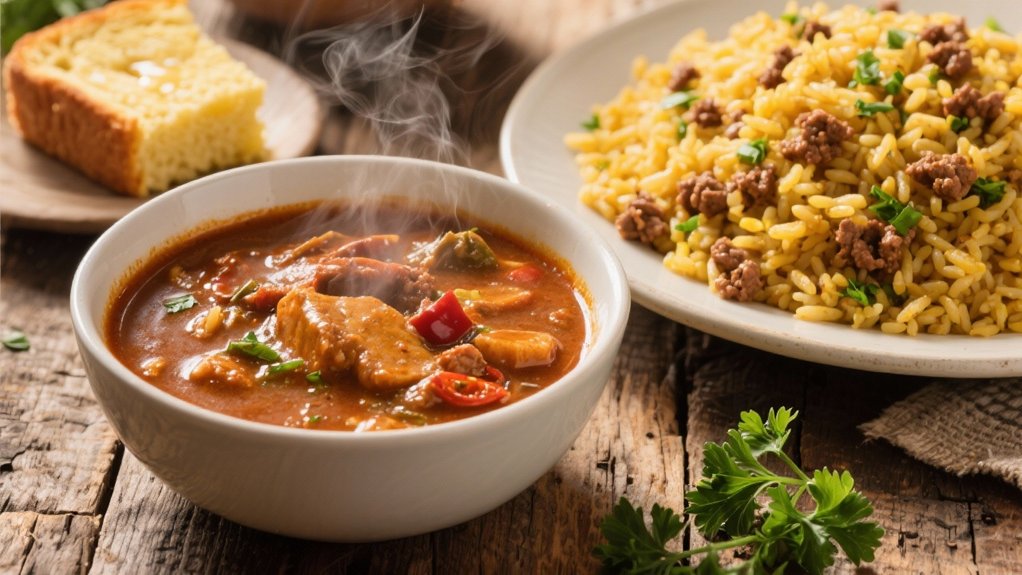 savory seasoned rice dish