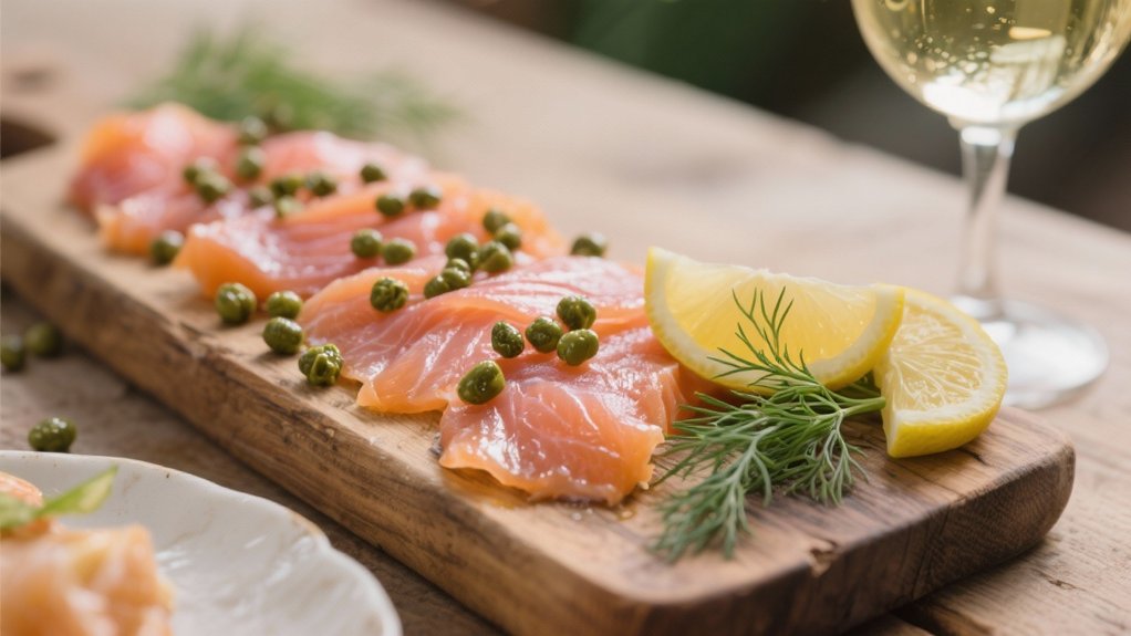savory smoked salmon pairing