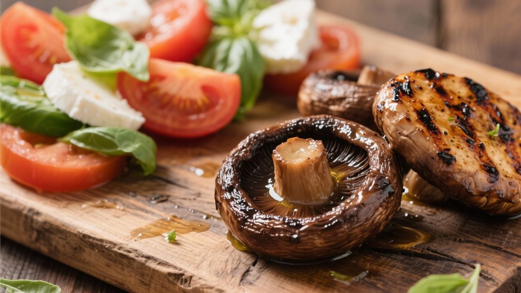 savory smoky portobello mushrooms