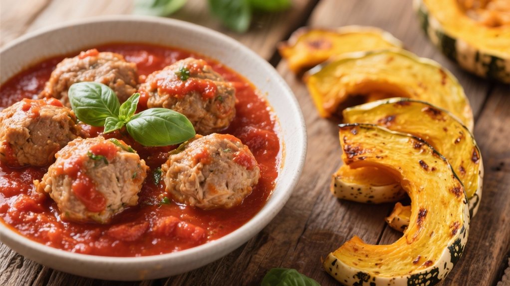 savory turkey meatballs marinara