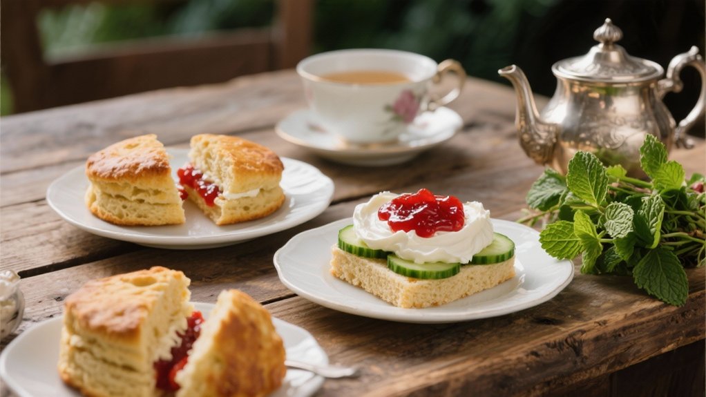 scones cream jam tradition