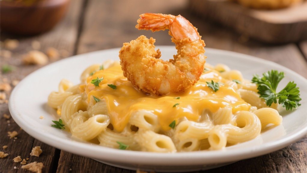 seafood mac and cheese bliss